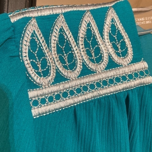 𝅺vintage Bob Mackie Blouse Shirt Woman’s Small 4 - Picture 8 of 9